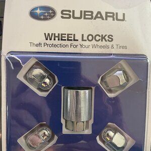 Subaru Alloy Wheel Lock Lug Nuts for 2009-2025 All Models - B321SFL001 and 000